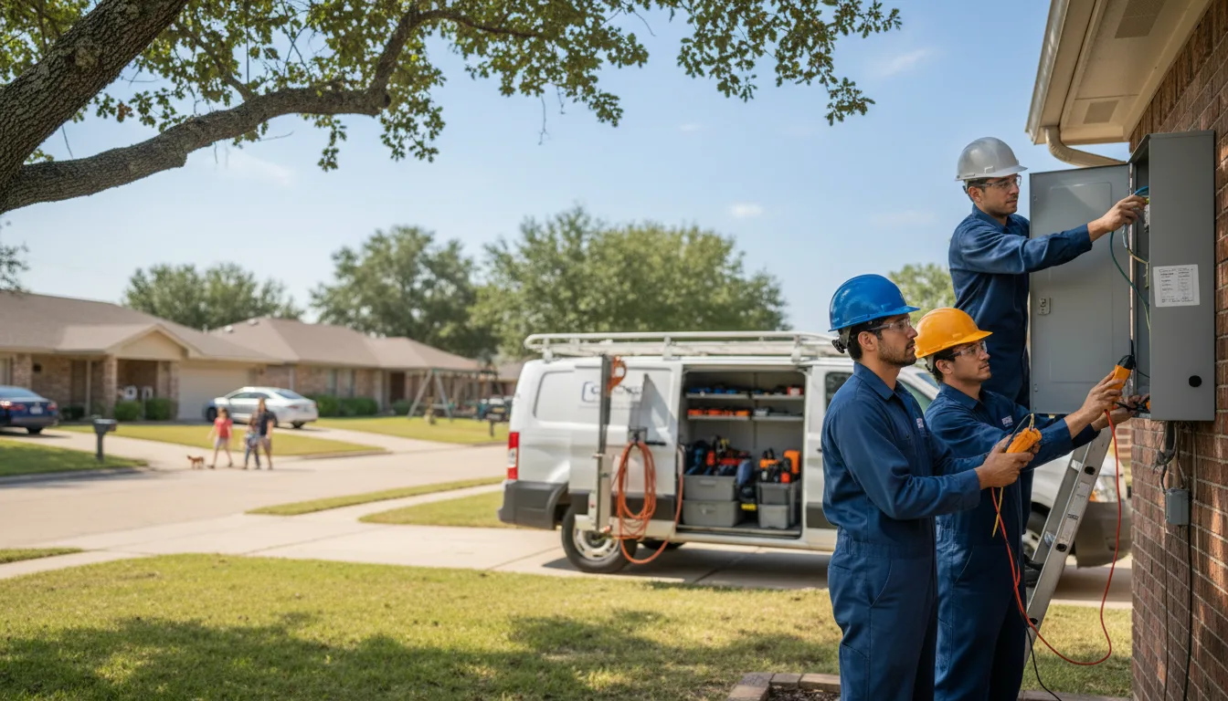 Certified electrician providing emergency electrical services in Browns, IL